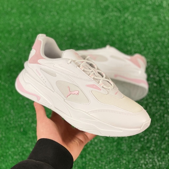 Mens pink puma trainers Clearance